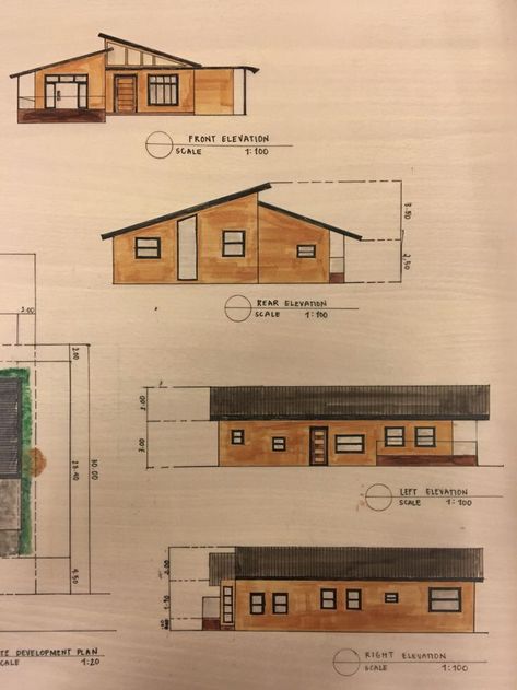 Elevation Architecture Drawing, Elevation Drawing Architecture, Elevation Render, Home Front Elevation, Elevation Architecture, Site Development Plan, Architecture Blueprints, Architecture Design Process, Windows To The Soul