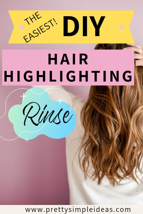 Hair Highlighting techniques at home! Get natural highlights without any harsh chemicals with this DIY Apple cider vinegar rinse. #haircare #haircaretips Diy Natural Highlights, Lighten Brown Hair Naturally Diy, How To Get Natural Highlights For Brown Hair, How To Get Highlights Naturally, Highlights Brown Hair Diy, Diy Highlights Hair At Home, Diy Apple Cider Vinegar, Highlights Diy, Diy Highlights Hair