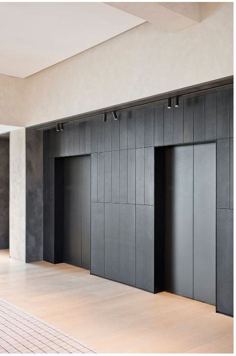 Lift Lobby Design Commercial, Lobby Design Residential, Lift Lobby Design, Elevator Lobby Design, Residential Lobby, Modern Lobby, Lift Lobby, Design Hall, Elevator Interior