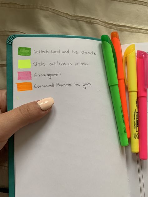 a simple highlighting system to help get the most out of your bible study time Highlighting System Studying, Bible Highliting Key, Bible Color Coding System, Bible Highlighter System, Bible Highlighting Key Simple, Ways To Organize Your Bible, Bible Study Color Coding Simple, Scripture Highlighting System Lds, Bible Highlighting System Study Methods