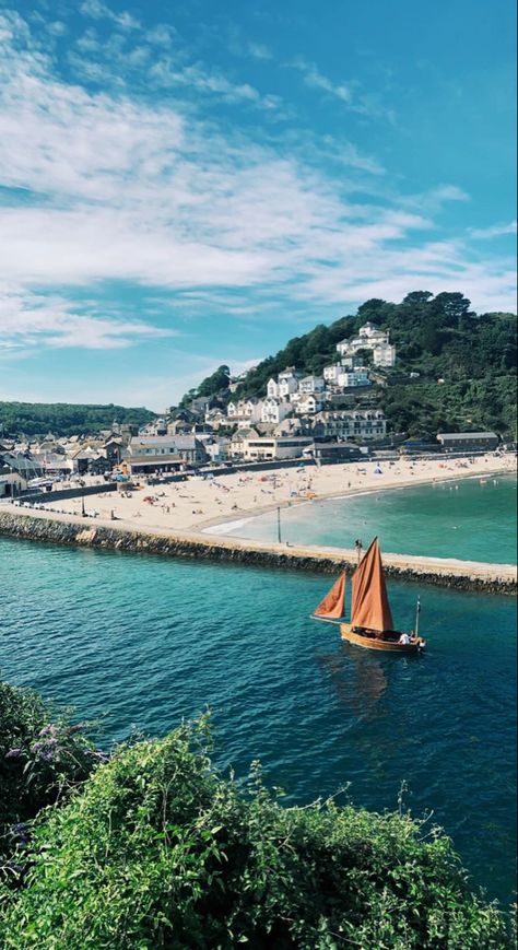 CORNWALL BEACH
LOOE HARBOUR
AESTHETIC BEACH
BEACH DAYS
SAILING 
WATER
SEA Cornwall Aesthetic, Cornwall Summer, Holiday Pics, England Aesthetic, Hot Girl Summer, Girl Beach, Uk Destinations, Enjoy Summer, Aesthetic Beach