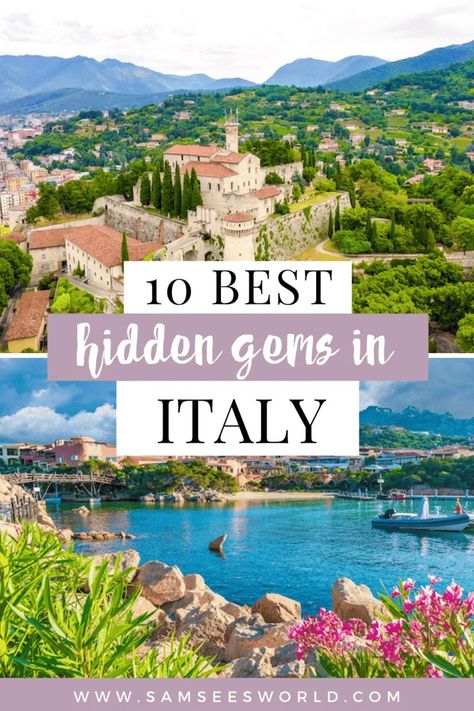 Stunning Hidden Gems in Italy. #Italy See World, Explore Italy, Italy Holidays, Hidden Places, Places In Italy, Italy Travel Tips, Italy Travel Guide, Amazing Travel Destinations, Italy Vacation