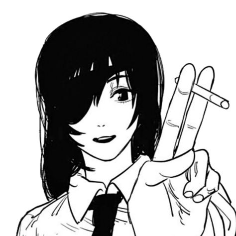 mangaterial — himeno from chainsaw man icons please? ty :) Anime Haikyuu, Chainsaw Man, Chainsaw, A Woman, Anime