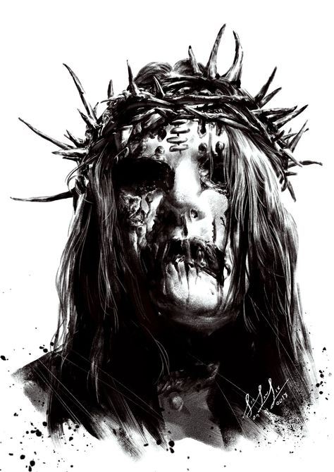 Joey Jordison Tattoo, Joey Jordison Slipknot, Slipknot Tattoo, Tato Tradisional, Slipknot Band, Joey Jordison, Stone Sour, Arte Punk, Ville Valo