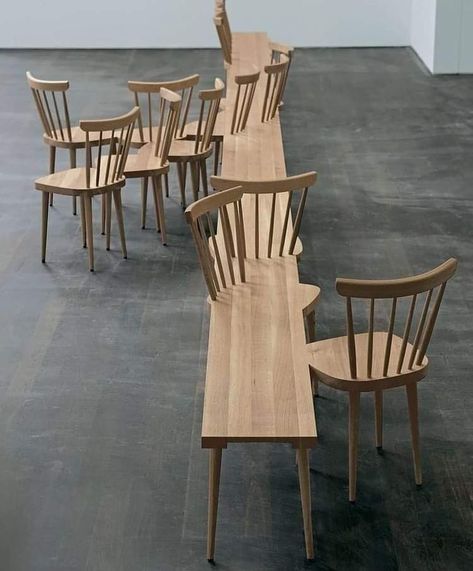 Chairs And Tables, Wooden Chairs, Funky Furniture, Design Del Prodotto, Art Furniture, Interior Furniture, Unique Furniture, Decoration Design, 인테리어 디자인