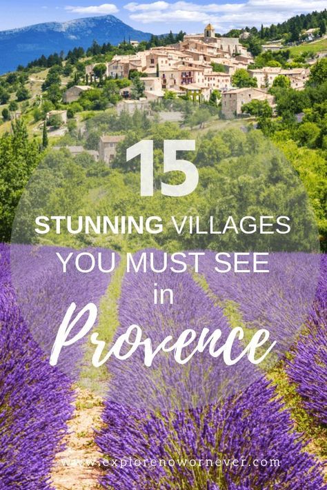 These are the most BEAUTIFUL villages in Provence! From colorful fishing villages on the Med to lavender-scented hill towns, here's where to go now…+ MAP. Provence France | beautiful villages in France | Provence travel guide | Provence travel beautiful places | France travel | France travel itinerary | Europe travel Provence Villages, Provance France, France Travel Itinerary, Provence Travel, Provence France Travel, Villages In France, Travel Beautiful Places, Most Delicious Food, France Itinerary