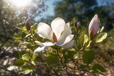 Magnolia Flower Meaning, Symbolism & Spiritual Significance Magnolia Flower Symbolism, Different Types Of Plants, Carnation Tattoo, Magnolia Flowers, Meaningful Tattoo, Popular Flowers, Flower Meanings, Magnolia Trees, Family Tattoos