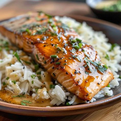 Bang Bang Salmon - Grammy Recipes Bang Bang Salmon Bowl, Grammy Recipes, Salmon Marinade Recipes, Bang Bang Salmon, Asian Salmon Recipes, Salmon Marinade, Sweet Dish, Salmon Seasoning, Funny Farm