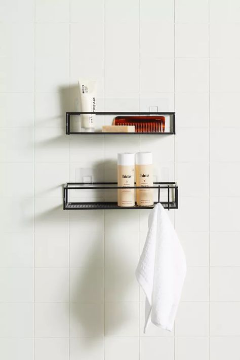 Cubiko Shower Bin - Set Of 2 | Urban Outfitters Urban Outfitters Bathroom Decor, Shower Storage Ideas, Urban Outfitters Bathroom, Apartment Things, Toilet Paper Stand, Pinterest Contest, Shower Storage, Uo Home, Shower Organization