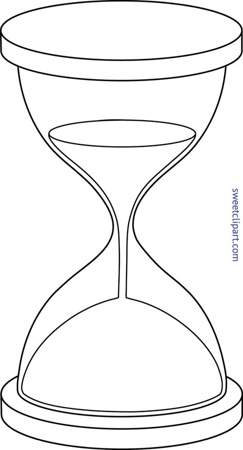 Hourglass Drawing, Clock Drawings, Printable Colouring Pages, Creating Outfits, Watch Drawing, Hourglass Tattoo, Sand Clock, Printable Colouring, Fandom Drawing