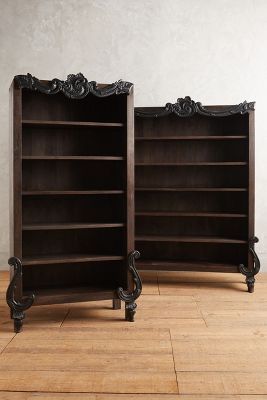 Gothic Bookshelves, Rosewood Furniture, Gothic Furniture, Goth Home, Dark Home Decor, Dark Home, Gothic Home, Gothic Decor, Gothic Home Decor