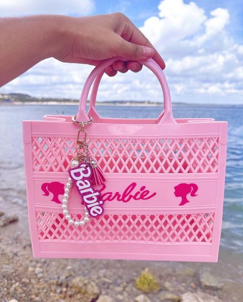 Pink Obsessed, Barbie Bag, Girl Boss Print, Aesthetics Pink, Barbie Things, Pearl Jewelry Shop, Barbie Room, Barbie Halloween, The Color Pink