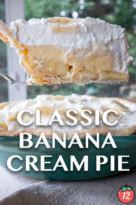 Banana Creme Pie Recipe, Recipe For Banana Cream Pie, Old Banana Recipes, The Best Banana Cream Pie, Best Banana Cream Pie Recipe, Southern Banana Cream Pie, Banana Cream Tart, Home Made Banana Cream Pie, Banana Cream Pie With Meringue Topping