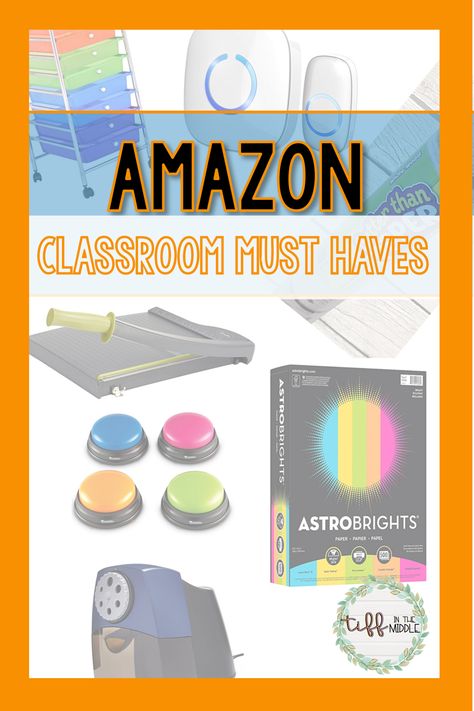 Check out my top Amazon Must-Haves for Middle and High School Teachers! I have included my favorite Amazon products that have helped me get organized and manage my classroom. Middle School Must Haves, Classroom Must Haves, High School Teachers, School Must Haves, Library Chair, Teacher Technology, Middle School Classroom, High School Teacher, Classroom Setup