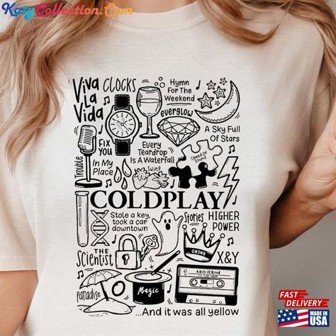 Vintage Coldplay Tattoo Unisex Comfort Colors Shirt 2023 Tour T-Shirt Classic Check more at https://katycollection.com/product/vintage-coldplay-tattoo-unisex-comfort-colors-shirt-2023-tour-t-shirt-classic/ Coldplay Tshirt Design, Coldplay Tshirt, Coldplay Shirt, Coldplay Tattoo, Coldplay Shirts, Coldplay T Shirt, Coldplay Concert, Shirt 2023, Comfort Colors Shirt