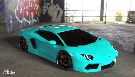 Lamborghini Aventador LP 700-4 2012 Turquoise Color by Akshy BarveLamborghini Aventador LP 700-4 2012 Turquoise Color project done in 3ds Max with HDRI and Texturing done in substance painter. Turquoise Car, Teal Car, Turquoise Blue Color, Lamborghini Aventador, Shoe Inspo, Aqua Green, Turquoise Color, Future Car, Cute Cars