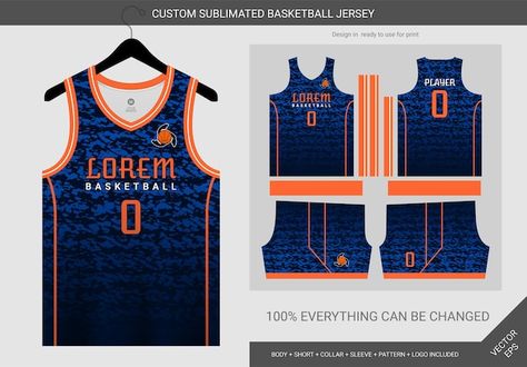 Basketball Jersey Template, Best Basketball Jersey Design, 2023 Vector, Basketball Jersey Design, Jersey Template, Orange Basketball, Navy And Orange, Brain Cells, Atlanta Hawks