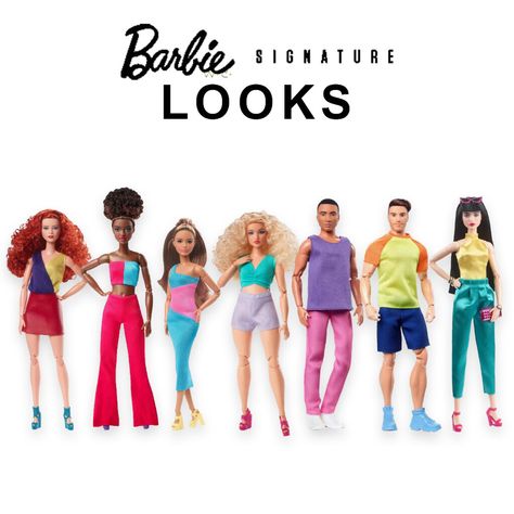 Barbie Signature Looks - Wave 3 Barbie Signature Looks, Army Friends, Couples Doll, Made To Move Barbie, Barbie Signature, Barbie Mattel, Barbie Fashionista, Barbie Friends, Barbie Collector