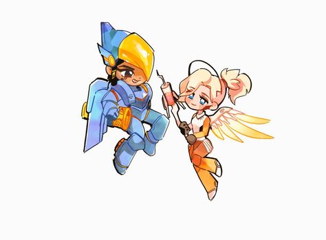 Pharmercy Matching Icons, Wholesome Couple, Mercy And Pharah, Overwatch Pharah, Mercy Me, Fan Girl, Matching Pfp, Overwatch, Fangirl