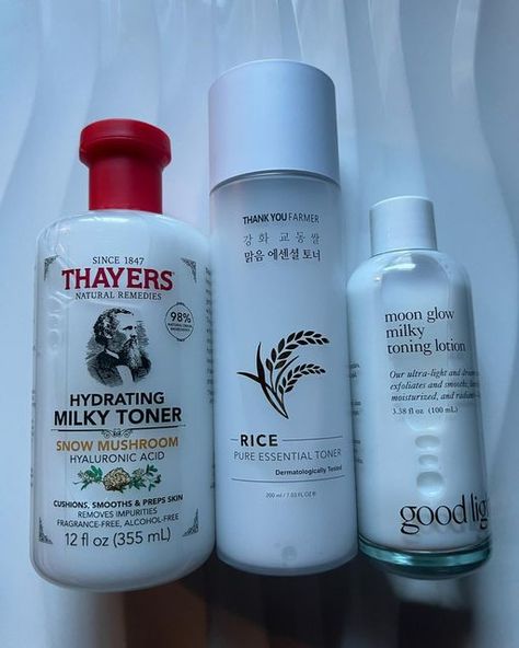 Thayers Milky Toner, Milky Skincare, Milk Toner, Toner Skincare, Milky Toner, Thank You Farmer, Skin Care Toner Products, Academia Fashion, Skin Prep