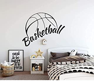 Basketball Bedroom Decor, Boys Basketball Bedroom, Basketball Themed Bedroom, Basketball Room Decor, Basketball Wall Decals, Boy Sports Bedroom, Basketball Bedroom, Teenager Room, Basketball Room