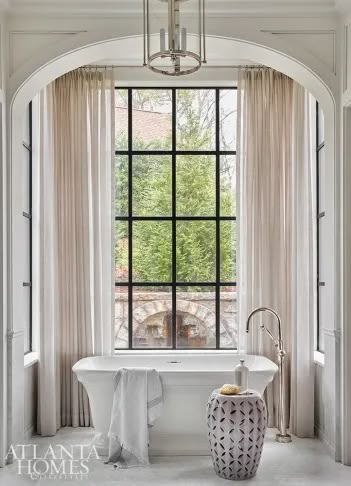 Atlanta Homes And Lifestyles, Porch Fireplace, Shingle Style Homes, Design Atelier, Southern Grace, Relaxing Bedroom, Atlanta Homes, Elegant Dining Room, Classic Architecture