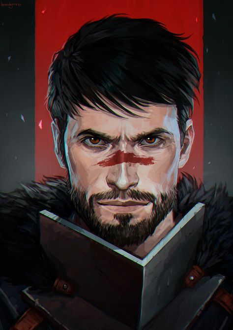 Garrett Hawke, Hawke Dragon Age, Wacom Cintiq, Progress Pictures, Game Inspiration, Character Development, Dragon Age, Art Blog, Character Concept