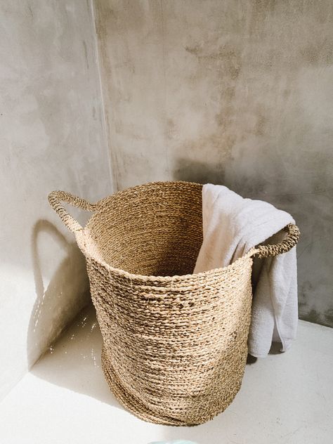 Laundry Basket Cute, Laundry Basket Aesthetic, Hamper Aesthetic, Aesthetic Laundry Basket, Laundry Basket Ideas, Scandinavian Baskets, Esthetician Room Supplies, Garden Moodboard, Basket Aesthetic