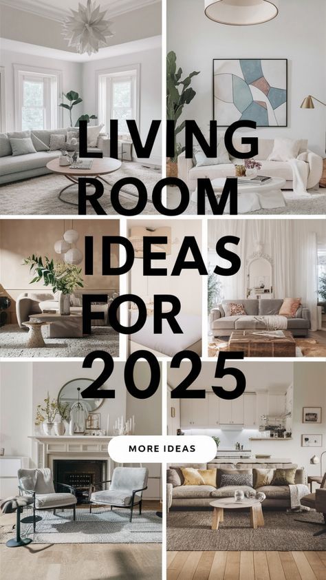 Deco Living Room Minimalist, Farmhouse Living Room Color Ideas, 2025 Lounge Trends, Interior Design 2025 Living Room, Lounge Room Ideas 2025, Decorating Ideas For The Home 2025, Elevate Living Room, Living Room Design 2025 Trends, Neutral Living Room Furniture Ideas