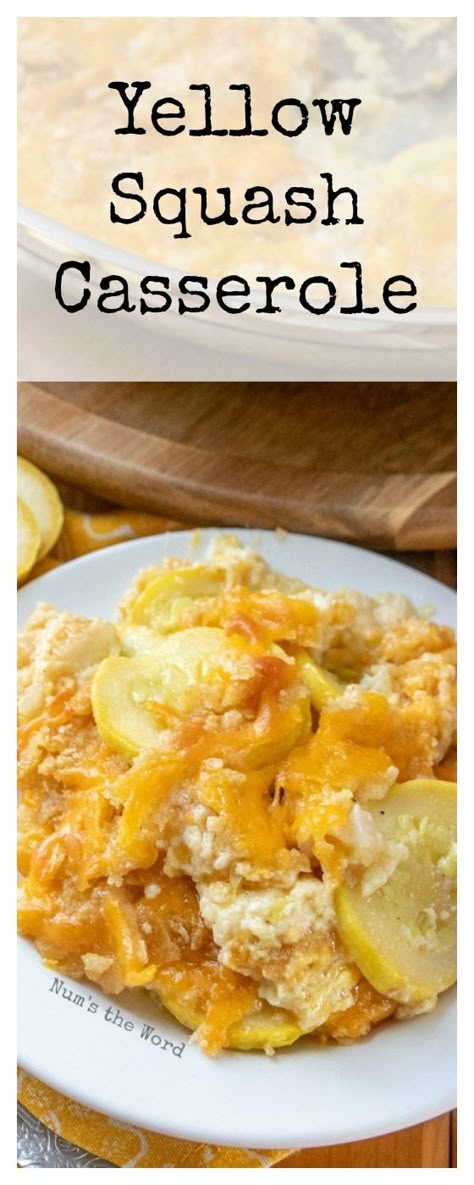 Easy Yellow Squash Recipes, Yellow Squash Casserole Recipe, Squash Thanksgiving, Baked Yellow Squash, Cooking Yellow Squash, Casserole Thanksgiving, Yellow Squash Casserole, Yellow Squash Recipes, Summer Squash Recipes