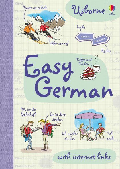 Easy German | Usborne Quicklinks | Be Curious Study German, German Study, Learning German, German Grammar, Language Works, Learning Tips, Sound Book, German Language Learning, German Words