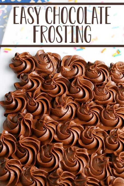 Chocolate Butter Cream Frosting Easy, Chocolate Decorating Icing, How To Make Homemade Chocolate Frosting, Milk Chocolate Frosting Homemade, Milk Chocolate Buttercream Frosting, Homemade Chocolate Frosting Easy, Chocolate Butter Icing Recipe, Easy Chocolate Icing Recipe, Chocolate Frosting Easy