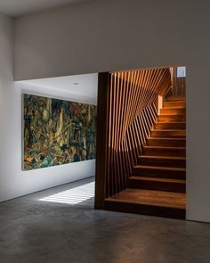 Hide Out House | Dan Brunn Architecture | Archinect Architecture Artists, Architecture Renovation, Stairs Architecture, Lan Can, Wooden Stairs, Wood Stairs, Interior Stairs, Modern Staircase, Design Exterior