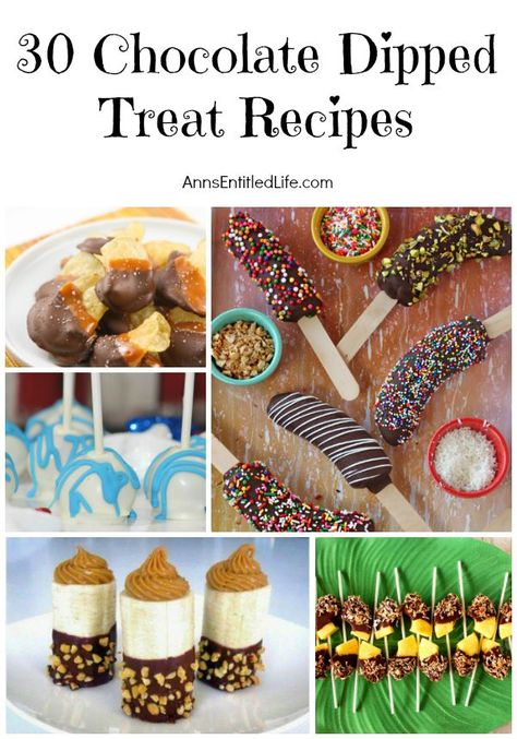 30 Chocolate Dipped Treat Recipes Dipped Treats, Chocolate Calories, Chocolate Dipping, Wine Crafts, Chocolate Dipped Treats, Cakes Chocolate, Dessert Packaging, Savory Pastry, Recipes Sweet