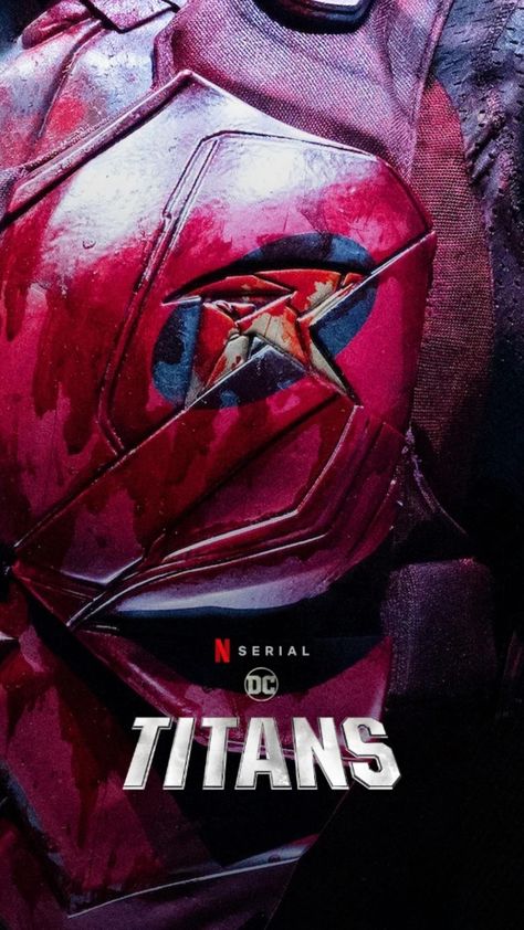 Titans Official poster Netflix Titans Season 1 Poster, Titans Poster, Titan Wallpaper, Drama Poster, Dc Titans, Titans Tv Series, Rachel Roth, Titan Logo, Brenton Thwaites