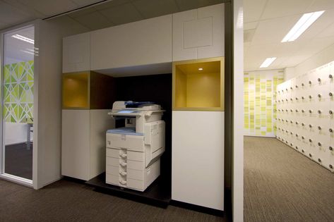 Gallery of Office Besturenraad / COEN! - 3 Office Printer Area, Ceo Office Design, Interior Design Major, Printer Station, Printer Cabinet, Ceo Office, Office Pantry, Office Design Inspiration, Coworking Office