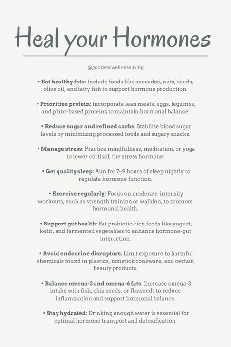 Learn natural ways to heal and balance your hormones for better energy, mood, and overall well-being. Discover tips on nutrition, stress management, and lifestyle changes that support hormonal health. Save this pin to start your hormone-healing journey today. #healthy #lifestyle How To Heal Your Hormones, Gut Health And Hormone Balance, How To Balance Hormones Naturally, Healing Hormones, Menstrual Phases, Hormone Balance Diet, Womb Wisdom, Healing Water, Body Care Recipes
