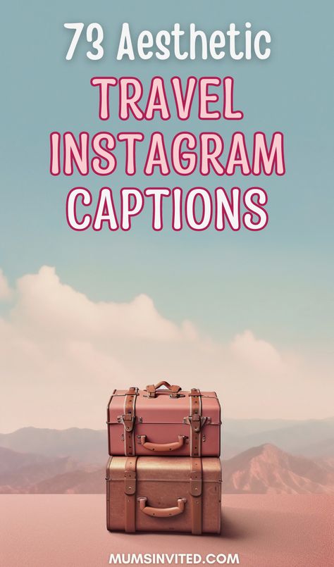 Satisfy your wanderlust with these short travel captions for 2024! Discover aesthetic sayings about adventure, exploring mountains & making unforgettable memories with family & friends. Find funny, deep & short travel quotes perfect for Instagram captions, trip announcements, or cute romantic couple getaways. From beach getaways to nature escapes, these aesthetic & happy travel quotes will fuel your desire to journey the world safely. Embark on a new adventure with travel Instagram captions. Aesthetic Captions For Travelling, Exploring Aesthetic Quotes, Safe Travels Quote Funny, Getaway Quotes Travel, Quotes For Travel Memories, Short Escape Caption, Family Travel Captions Instagram, Quick Escape Caption, Trip Memories Caption