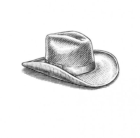 Sombrero Tattoo, Cowboy Hat Drawing, The Oak Ridge Boys, Hat Drawing, Online High School, Happy Today, White Noise, Cowboy Hat, The South