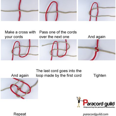 crown knot tutorial Crown Knot Tutorial, Paracord Snake Knot Tutorials, Paracord Round Braid Tutorial, Paracord Heart Keychain Tutorial, Hex Nut Paracord Bracelet Tutorial, Gathering Knot Macrame, Crown Knot, Bracelet Pictures, Parachute Cord Crafts