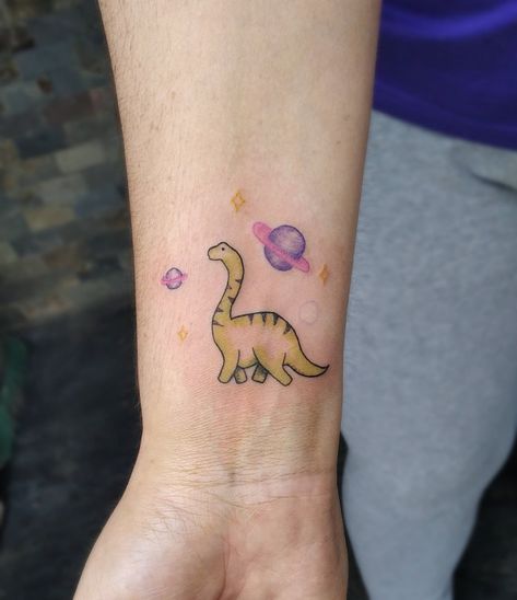 Tattoo Mini, Dinosaur Tattoos, Self Love Tattoo, Henna Tattoos, Tattoos For Kids, Cute Dinosaur, Love Tattoos, Henna Tattoo, Journal Ideas