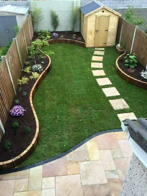 Small Backyard Garden, Small Garden Plans, Small Backyard Garden Design, Small Garden Landscape, Small Patio Garden, Backyard Garden Landscape, Back Garden Design, Garden Design Layout, Small Backyard Gardens