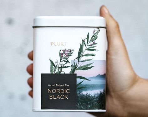 Premium organic tea from Northern Europe. Hand-picked by PluktTea Fireweed Tea, Red Clover Tea, Leaf Printing, Tea Package, Caffeine Free Tea, Organic Herbal Tea, Tea Leaf, Tea Packaging, Organic Teas