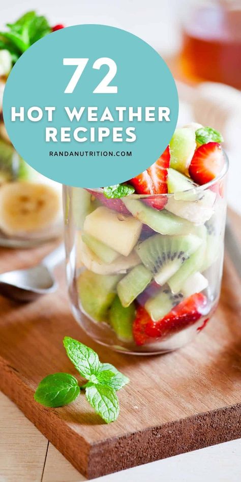 Hot Weather Recipes to Beat The Heat for Summer Cold Food For Hot Days, Hot Weather Food, Recipes For Hot Weather, Hot Weather Dinner Ideas, Hot Weather Meals, Salads For Kids, Cold Salads, Summer Diet, Bbq Ideas