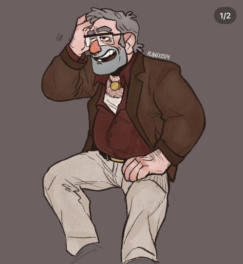 Stanley Pines, Gravity Falls Au, Gravity Falls Fan Art, Gravity Falls Art, Fall Inspo, Old Man, Old Men, Gravity Falls, Drawing Reference