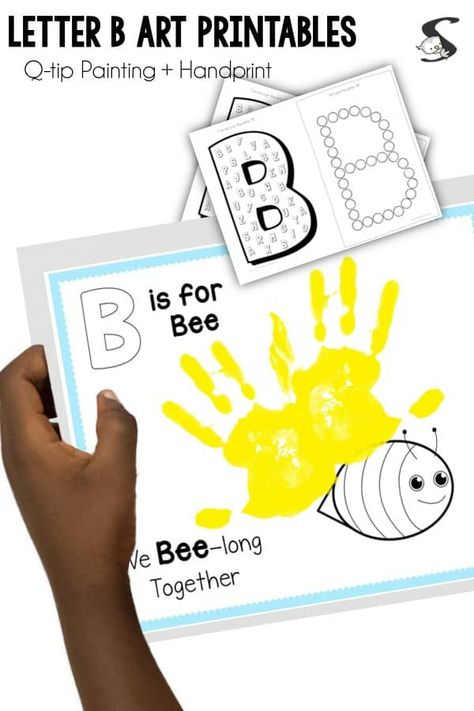 Letter B Activities For Preschool Free, Preschool Letter B Activities, Letter B Preschool Crafts, Letter B Art, Simply Safari, B Activities, Preschool Letter B, Fun Preschool Worksheets, Letter B Activities