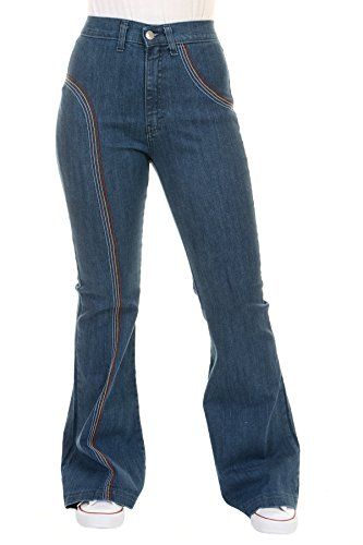 Jeans Store, Jeans Diy, Curvy Jeans, 1960s Fashion, Street Wear Urban, Bell Bottom, Streetwear Outfit, Vintage 60s, High Waisted Pants