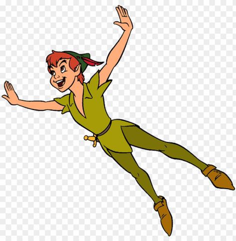 Peter Pan Cartoon, Disney Characters Png, Peter Pan Flying, Peter Pans, Disney Svg Files, Disney Png, Peter Pan Party, Peter Pan Disney, Disney Clipart