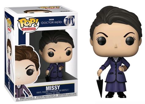 Doctor Who Missy Funko Pop – Merchandise Guide - The Doctor Who Site Doctor Who Figures, Doctor Who Funko Pop, Doctor Who Missy, Doctor Who Merchandise, Time Lord, Never Gonna, Time Lords, Birthday Wishlist, Funko Pops