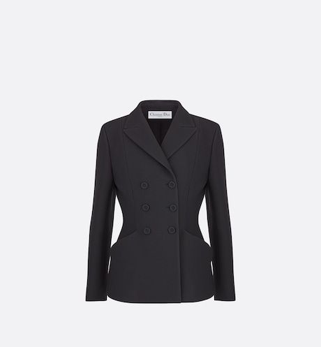 The Bar Jacket - 成衣 - Woman | DIOR Bar Jacket, Maria Grazia Chiuri, Couture Mode, Christian Dior Couture, Short Denim, Maria Grazia, Dior Couture, Boutique Online, Jacket Design